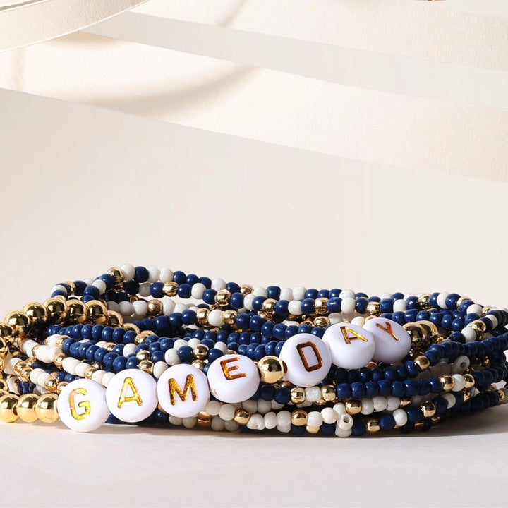 Gameday Stretch Bead Bracelet