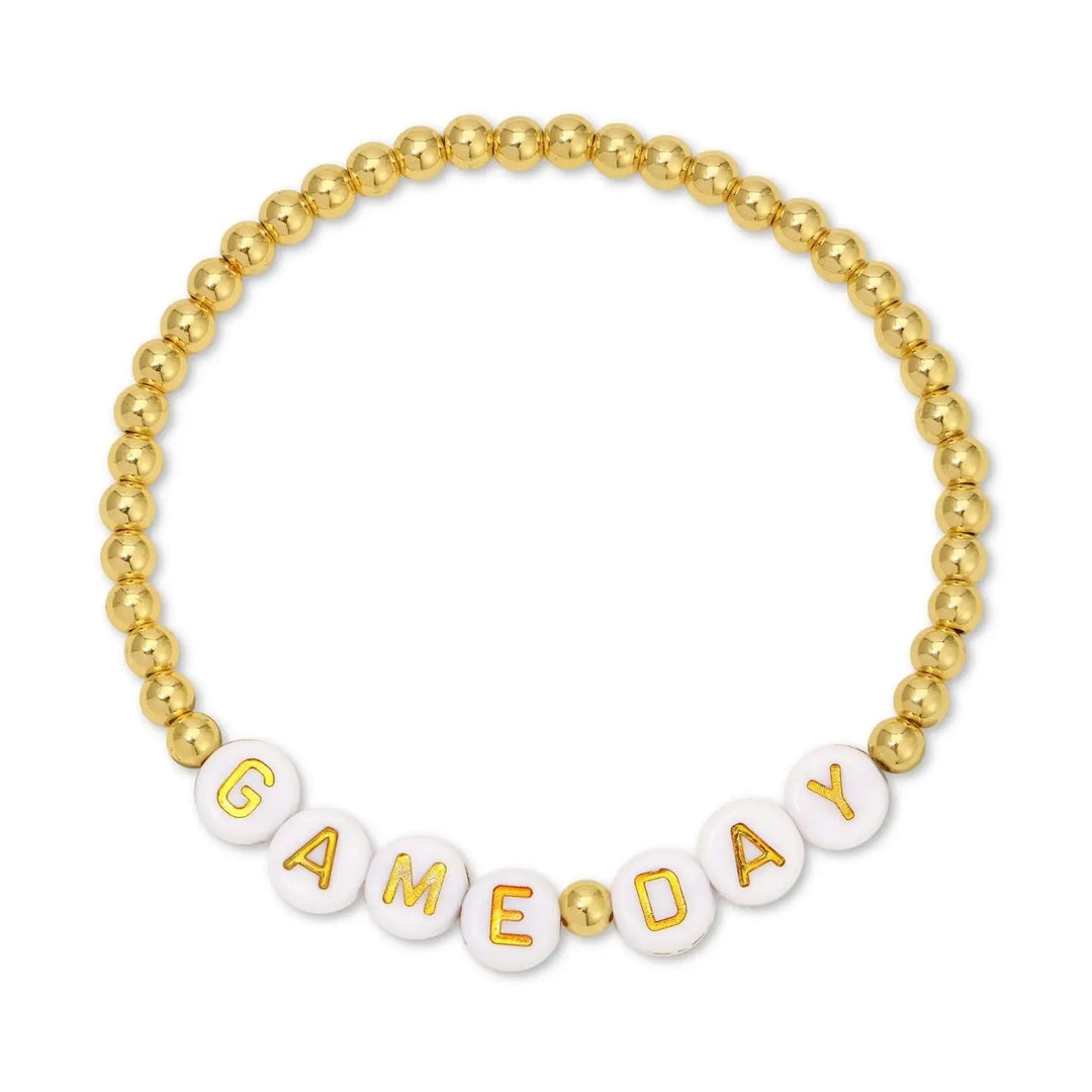 Gameday Stretch Bead Bracelet