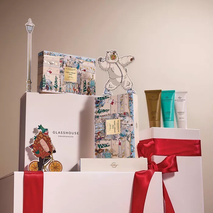 Glasshouse Christmas Hand Cream Set