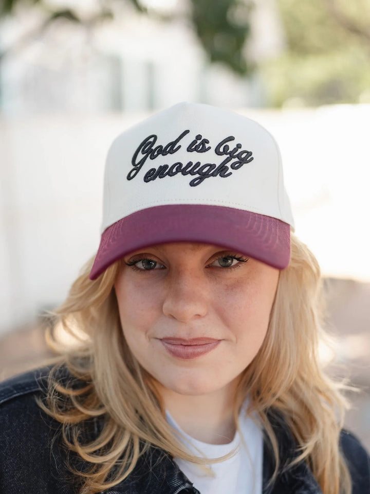 Jenessa Wait "God is Big Enough" Hat