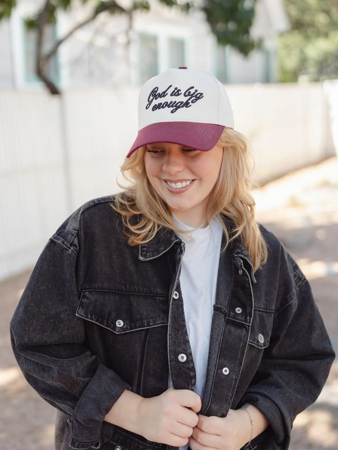 Jenessa Wait "God is Big Enough" Hat