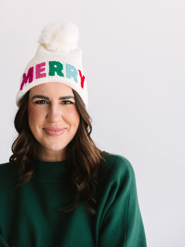"Merry" Pom Hat