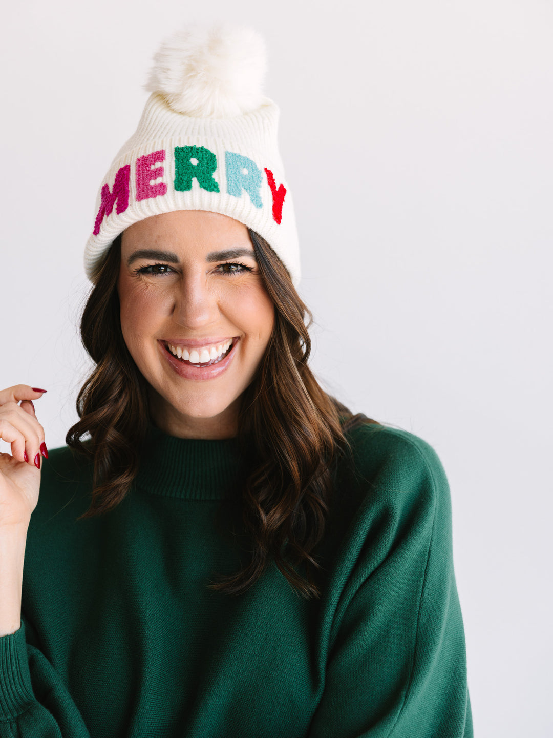 "Merry" Pom Hat