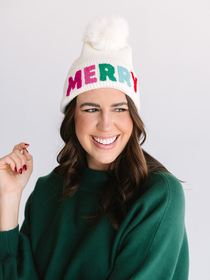 "Merry" Pom Hat