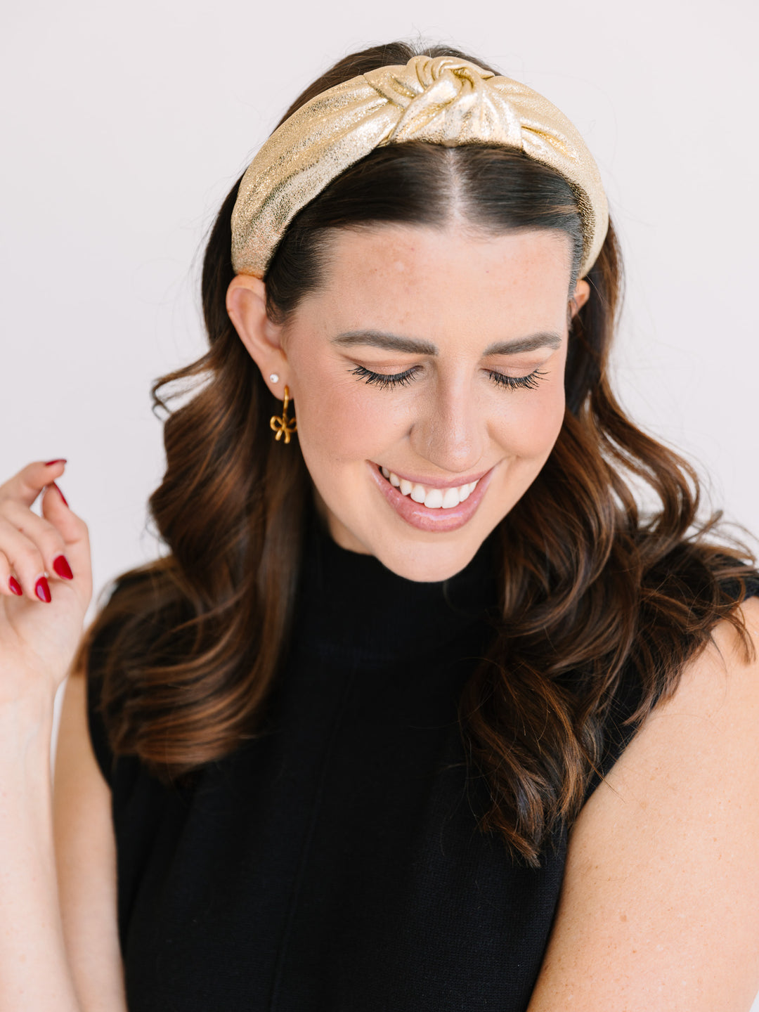 Metallic Knotted Headband