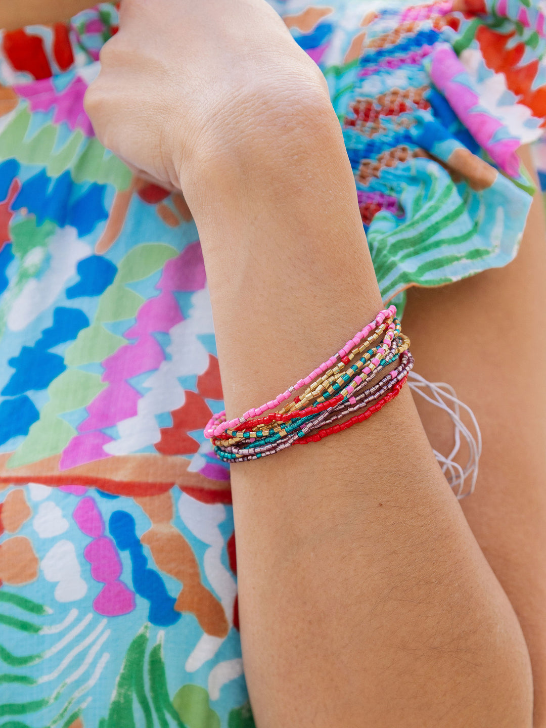 SunPop Multi Strand Beaded Bracelet