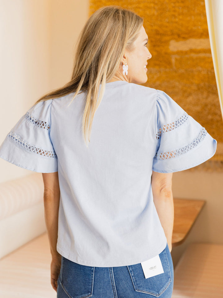 Brandy Braided Sleeve Top