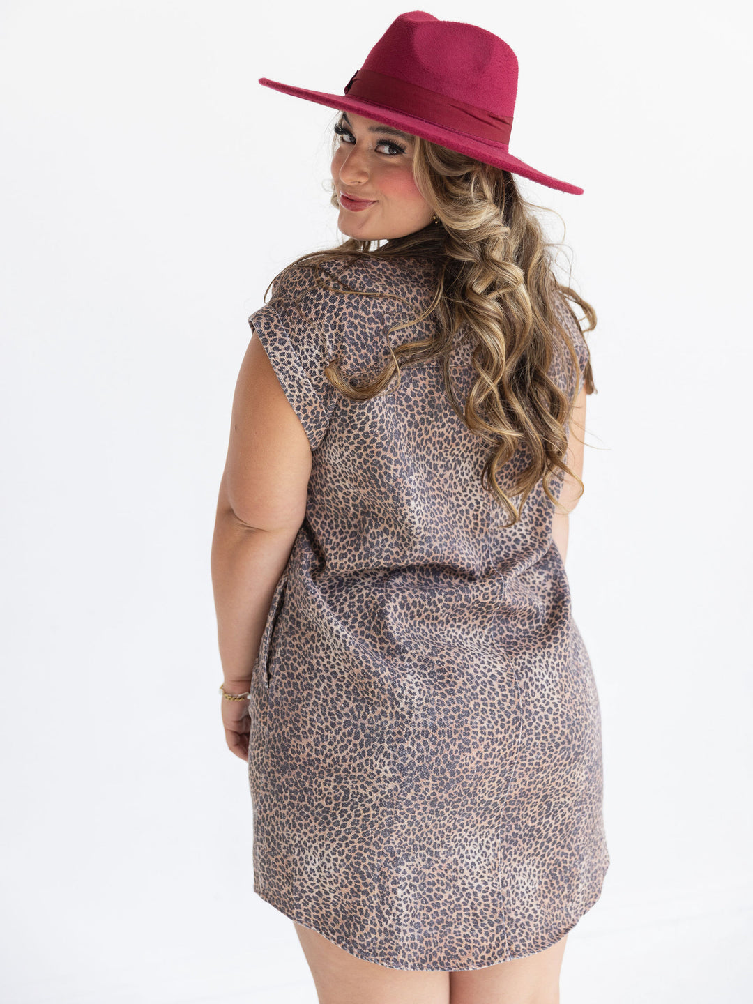 Jumping Jungle Button Dress