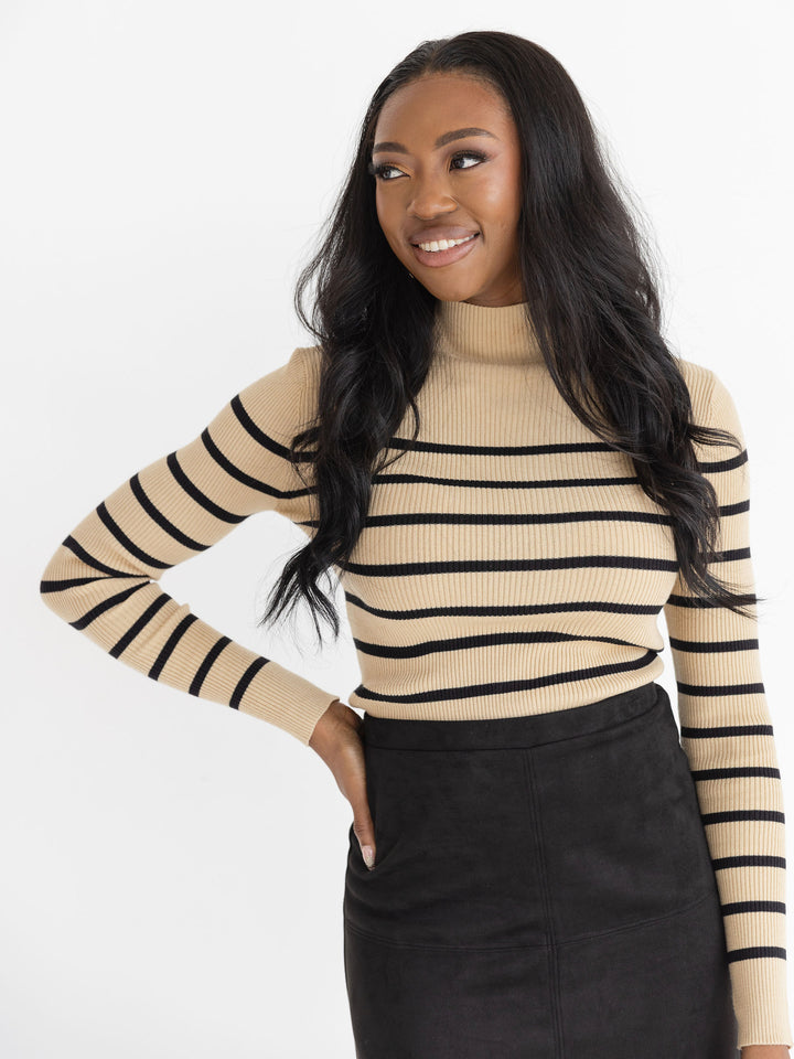Ribbed & Ready Crop Sweater