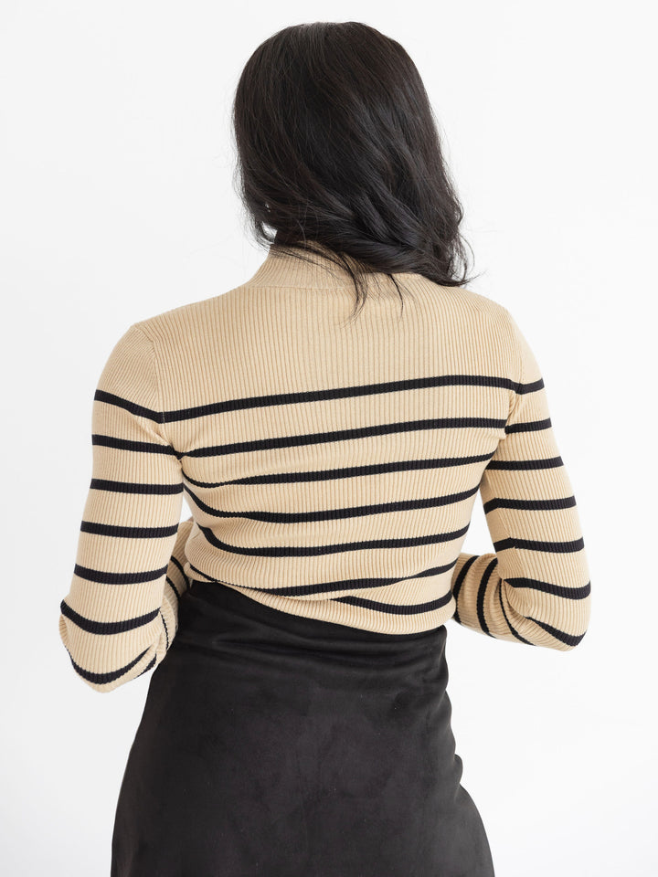 Ribbed & Ready Crop Sweater