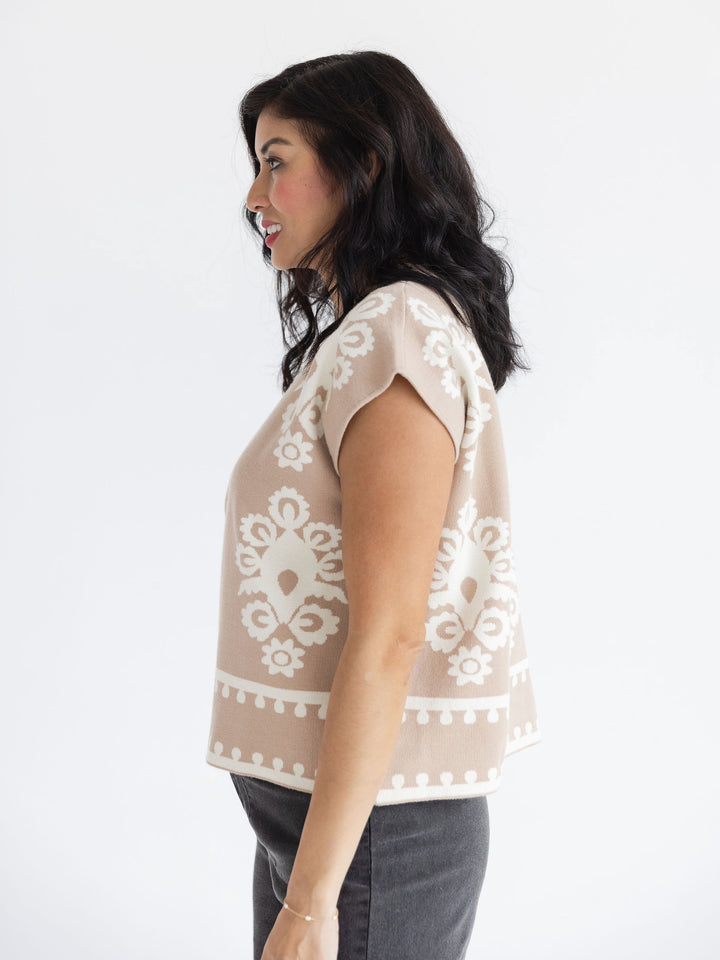 Cozy Canvas Knit Sweater