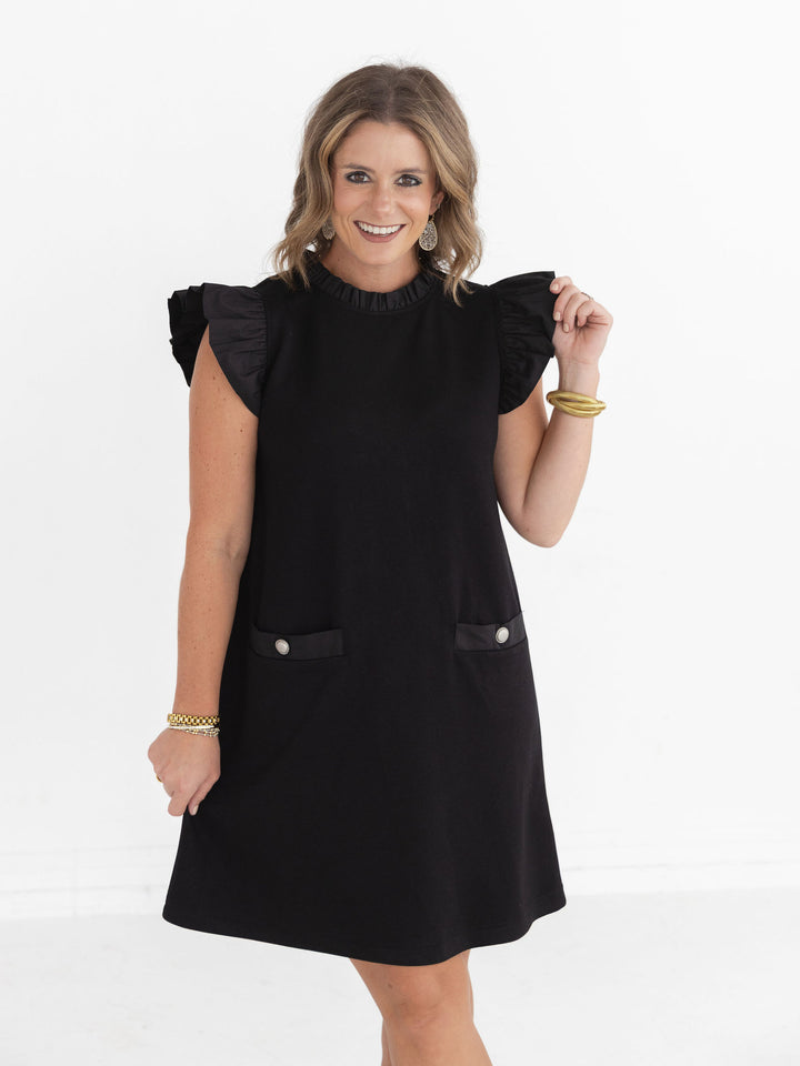 Polly Pocket Ruffle Sleeve Dress