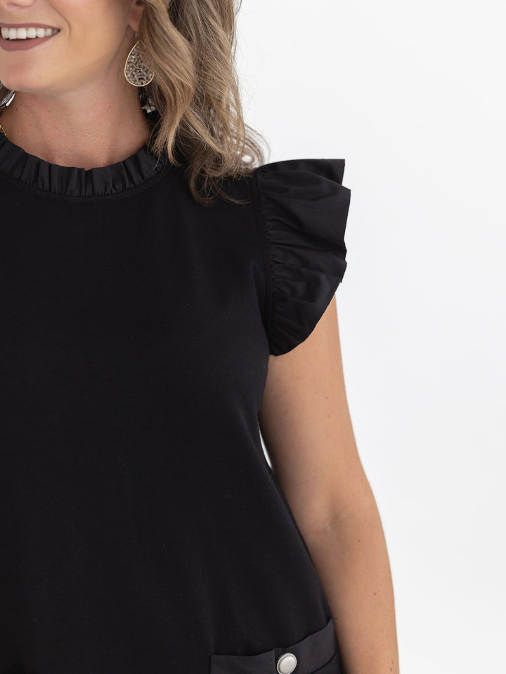 Polly Pocket Ruffle Sleeve Dress