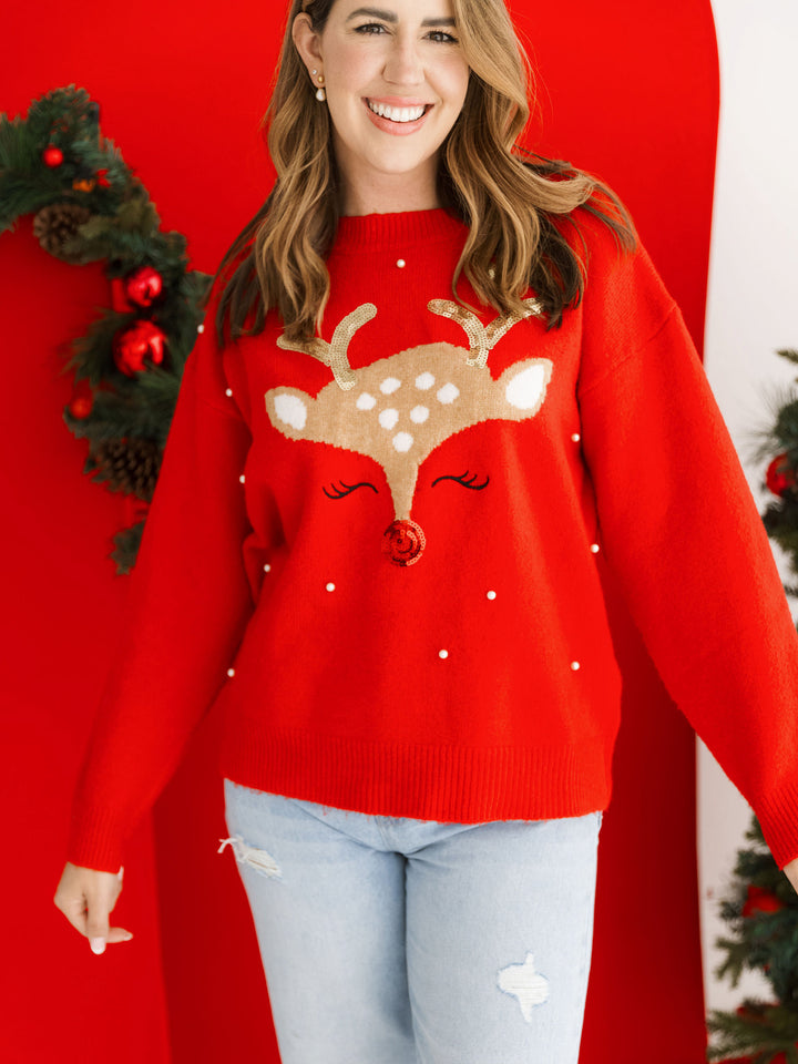 Dazzle Deer Sweater