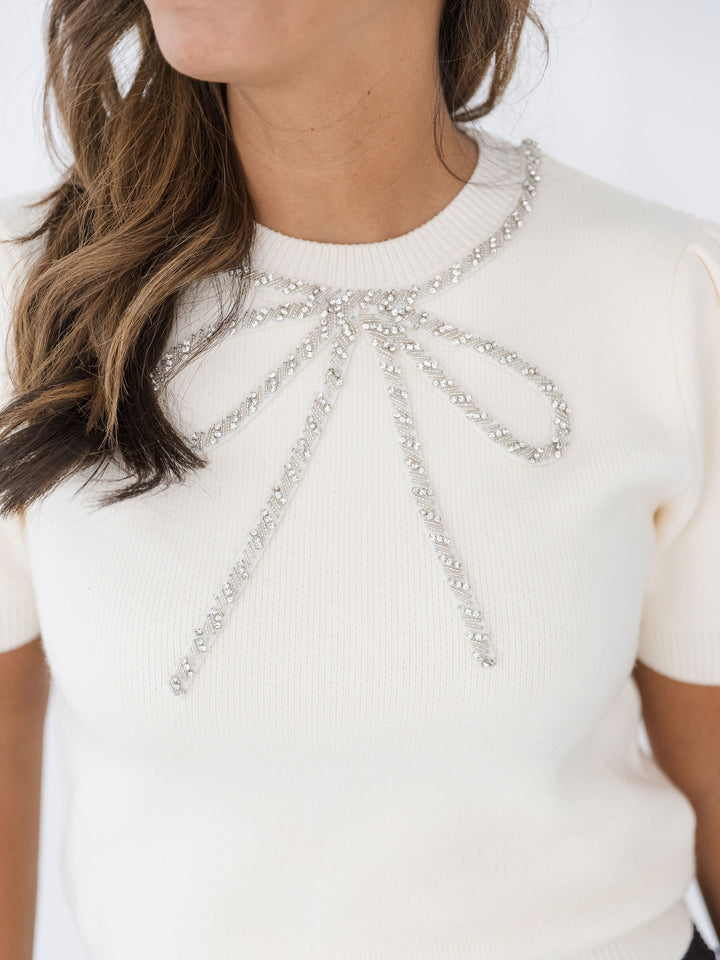 Sparkle & Style Crop Sweater