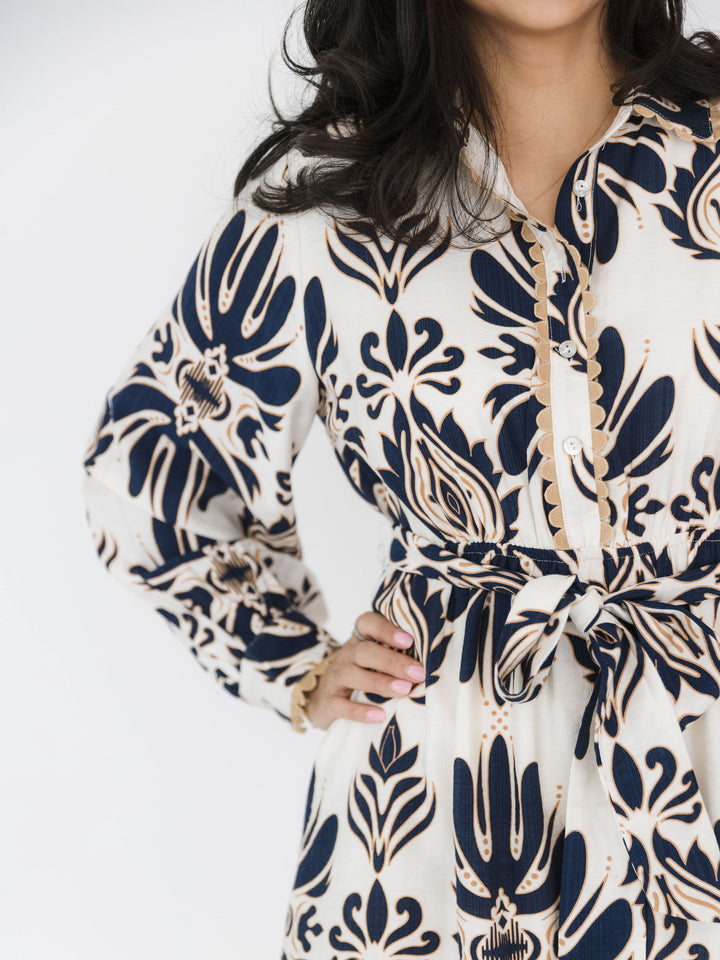 Unlimited Elegance Collared Dress