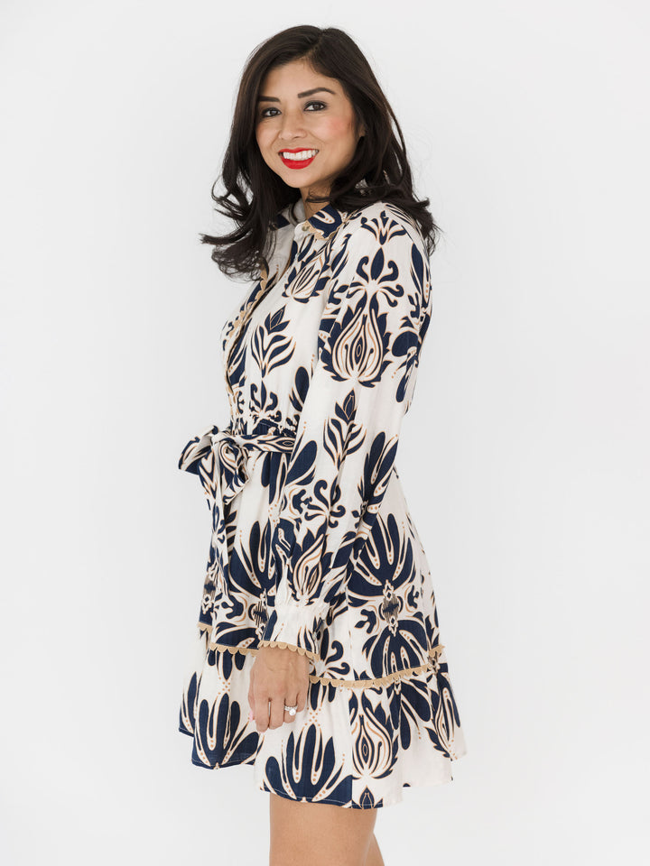 Unlimited Elegance Collared Dress