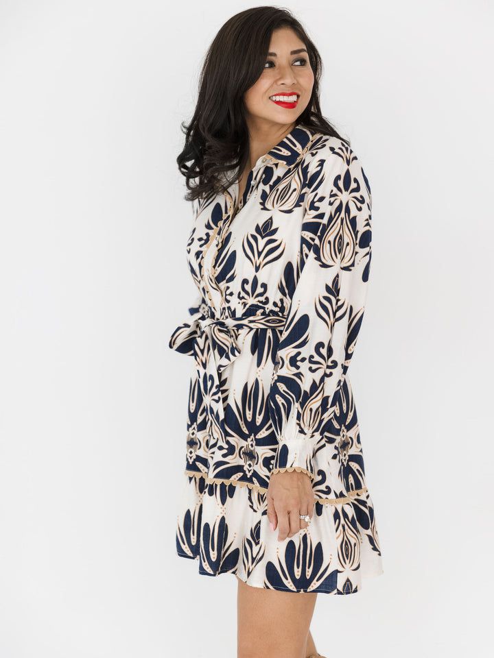 Unlimited Elegance Collared Dress