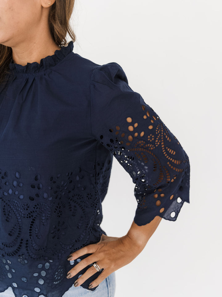 Navy Enchanted Top