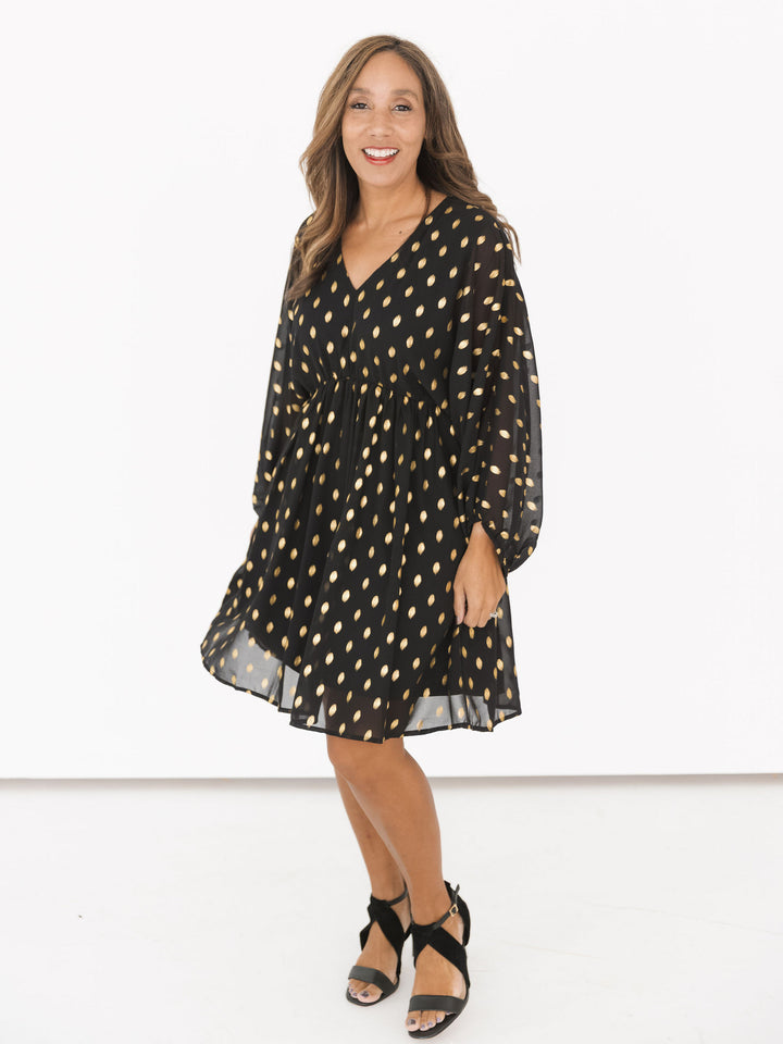 Dazzling Dotted Dress