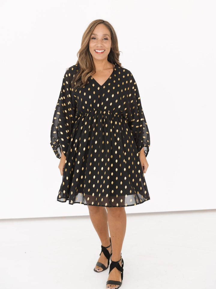 Dazzling Dotted Dress