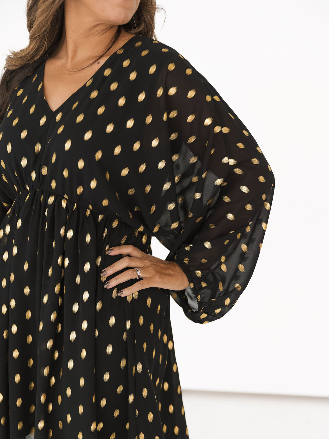 Dazzling Dotted Dress