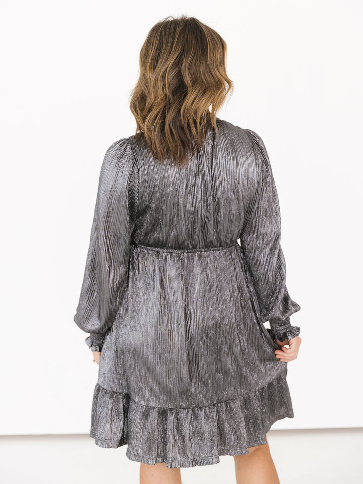 Sheila Shimmer Ribbed Dress