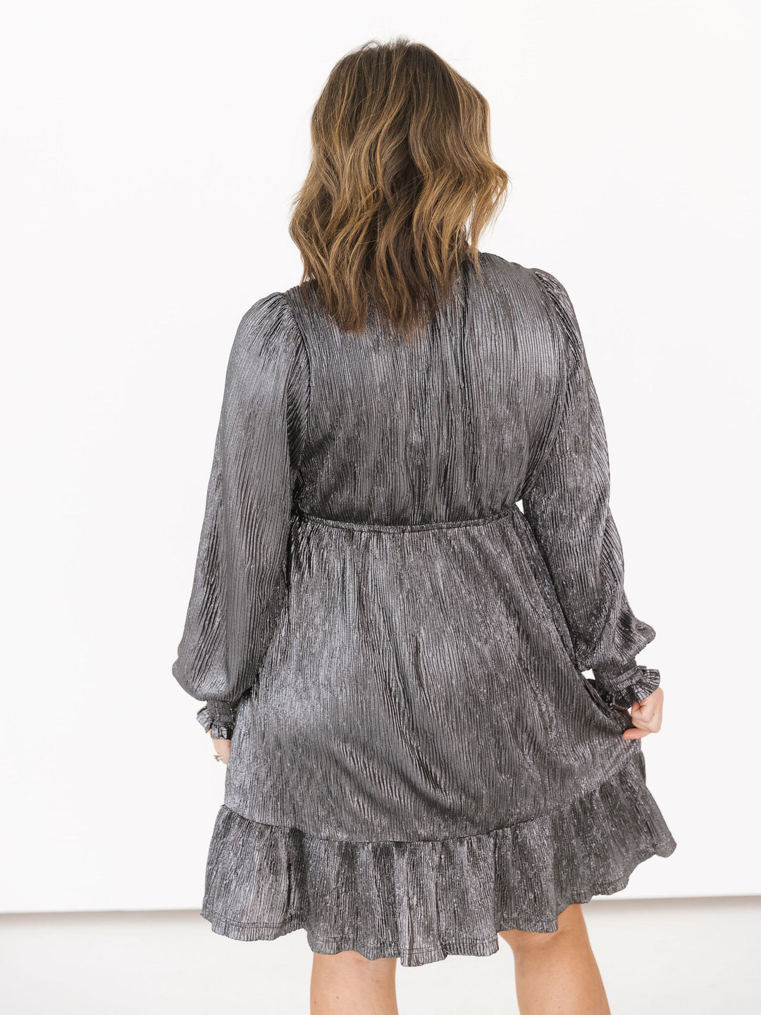 Sheila Shimmer Ribbed Dress