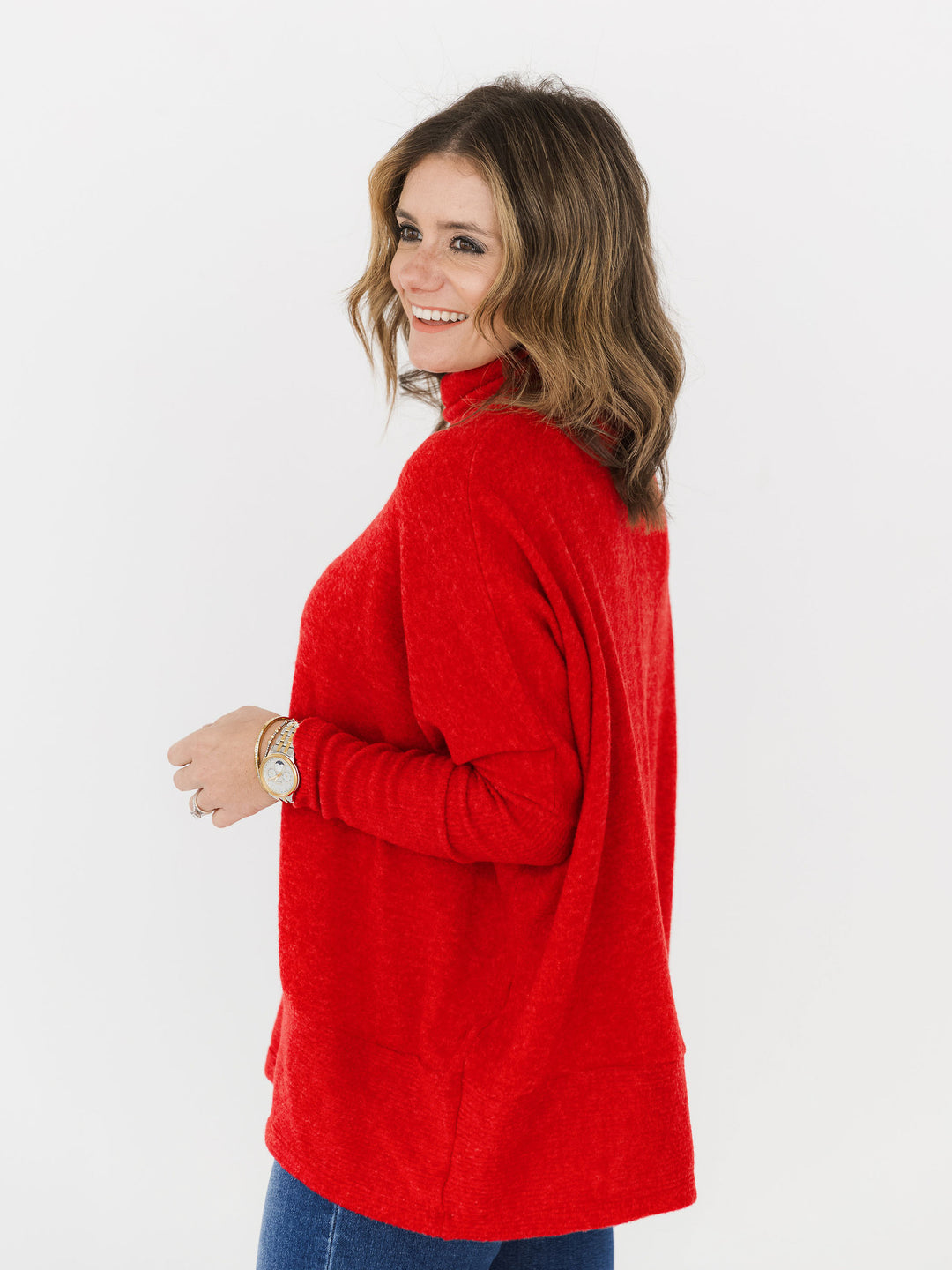 Callie Cowl Neck Super Soft Sweater