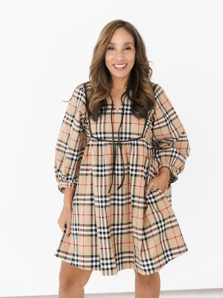 Pretty in Plaid Dress