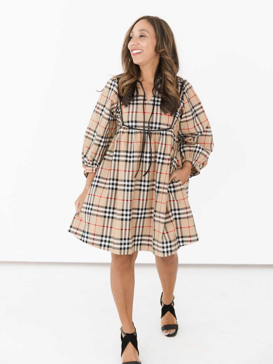 Pretty in Plaid Dress