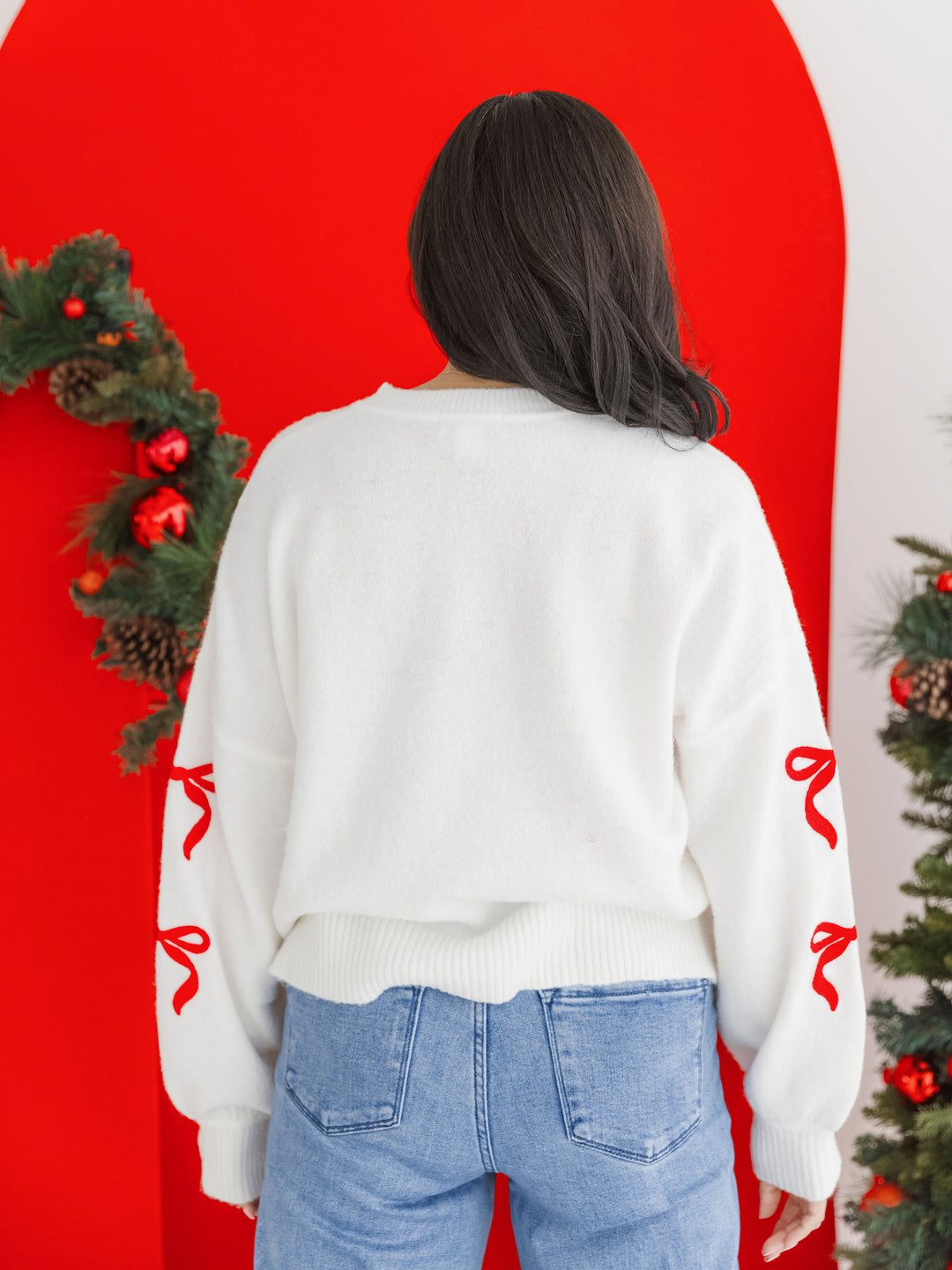 Tied with Joy Bow Pullover