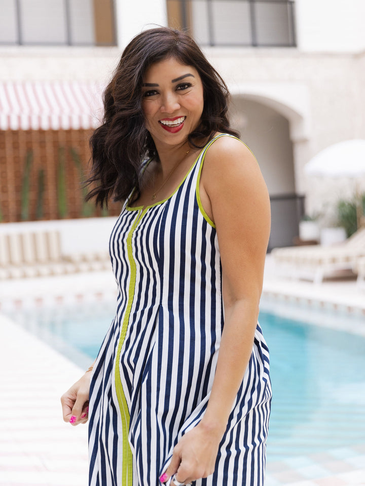 The Riviera Striped Maxi