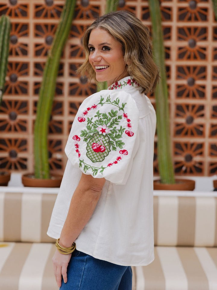Ivy Rose Embroidered Blouse