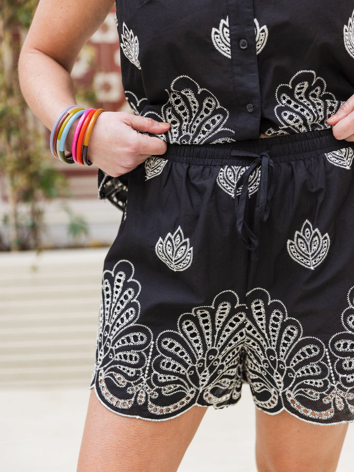Moonlight Lotus Short Set