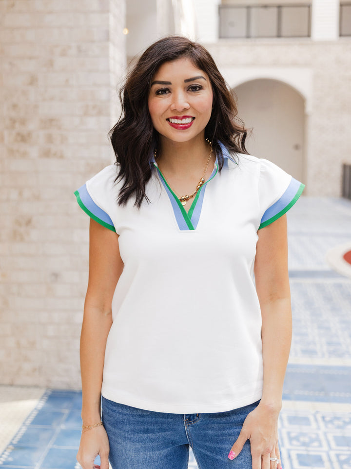 Comfort Cloud Contrast Collar
