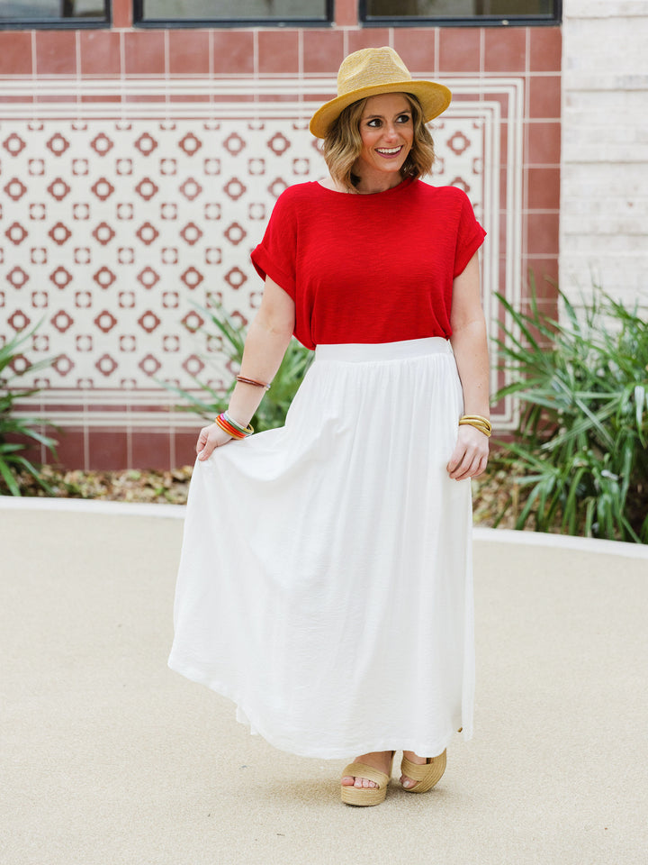 Take It and Twirl Maxi Skirt