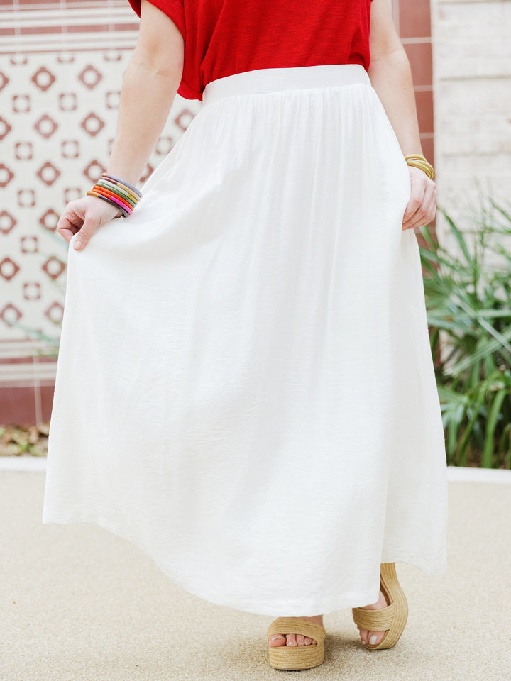Take It and Twirl Maxi Skirt