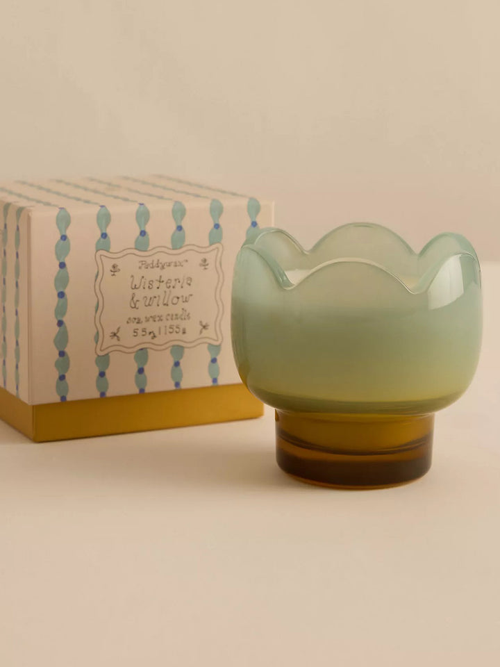Paddywax Tulip Glass Candle