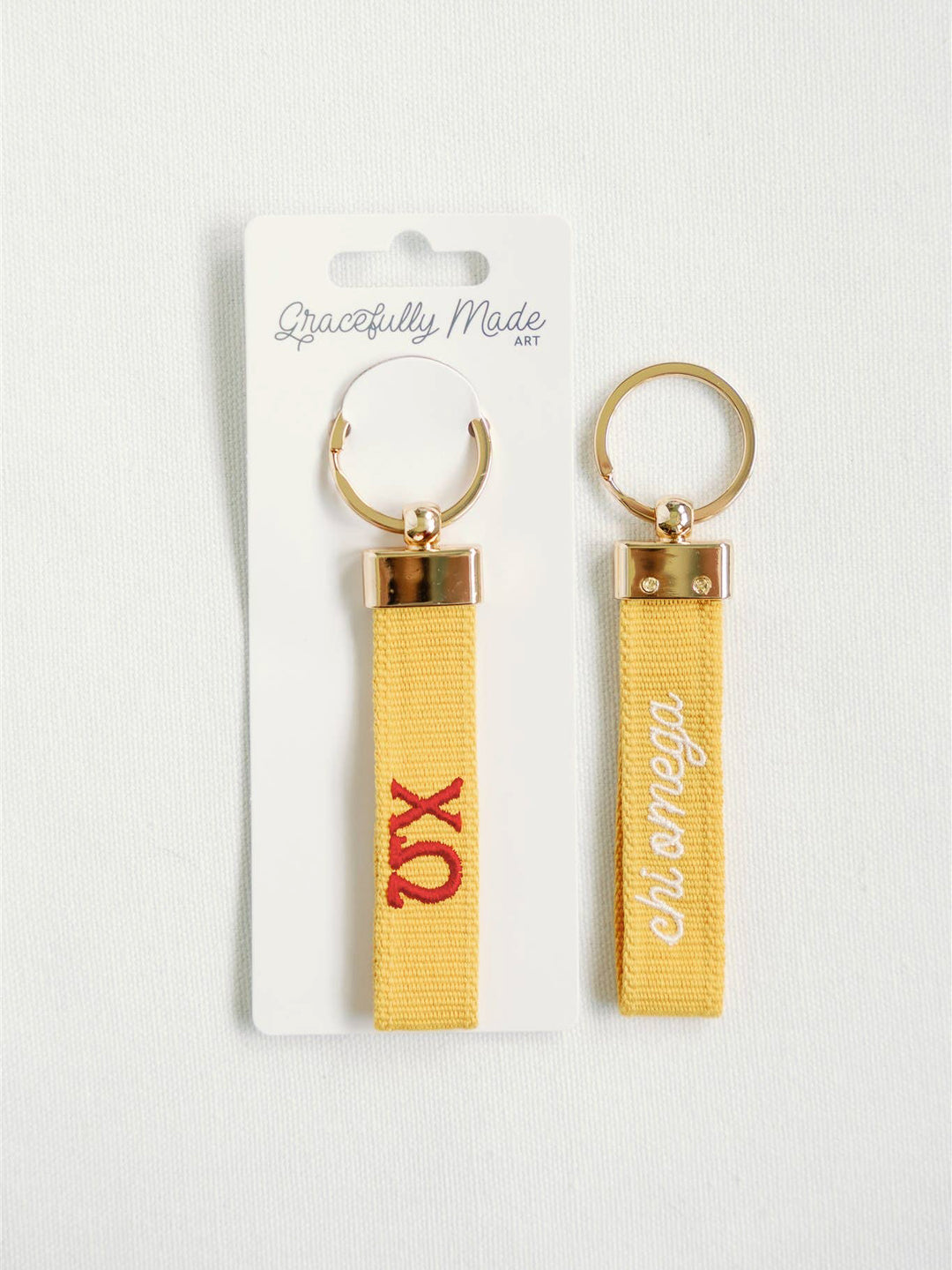Embroidered Sorority Keychain