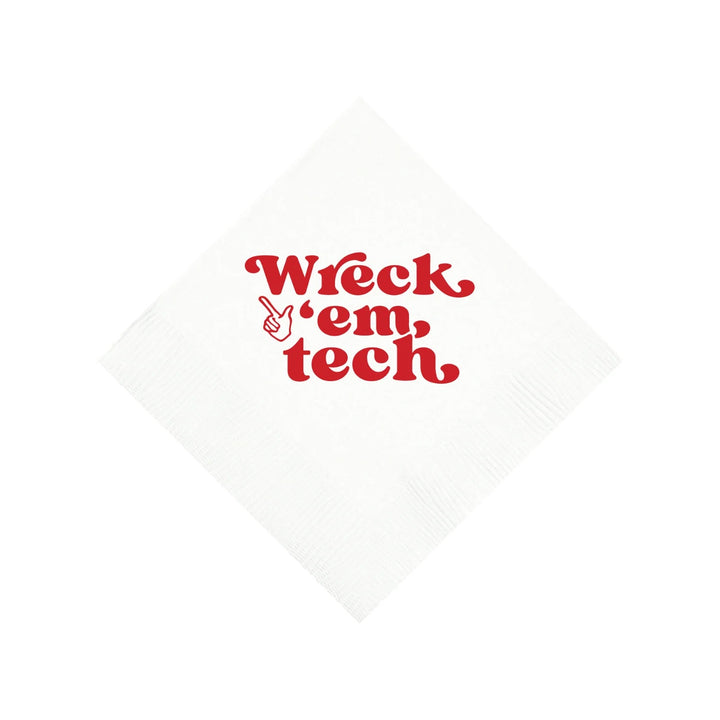 Wreck Em Tech Napkin Set