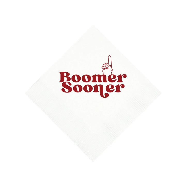 Oklahoma Boomer Sooner Napkin Set 