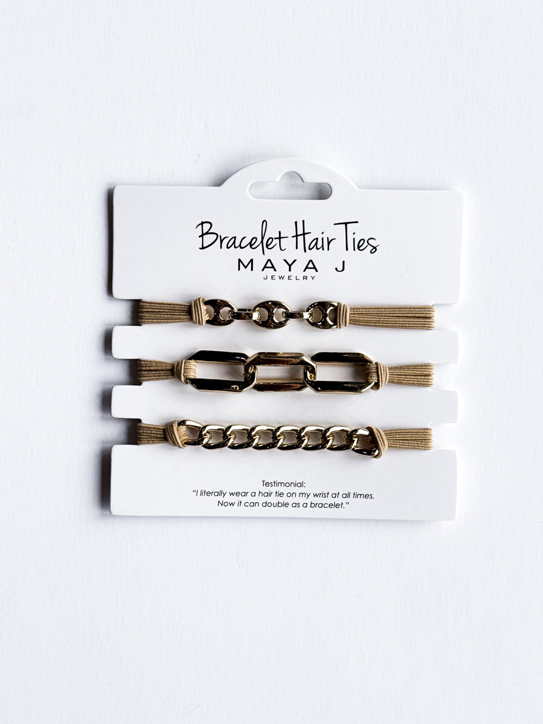 Bracelet Hair Ties - Set of 3