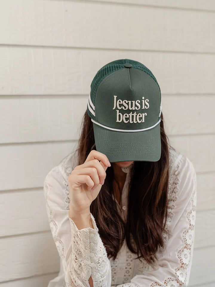Jenessa Wait "Jesus is Better" Hat