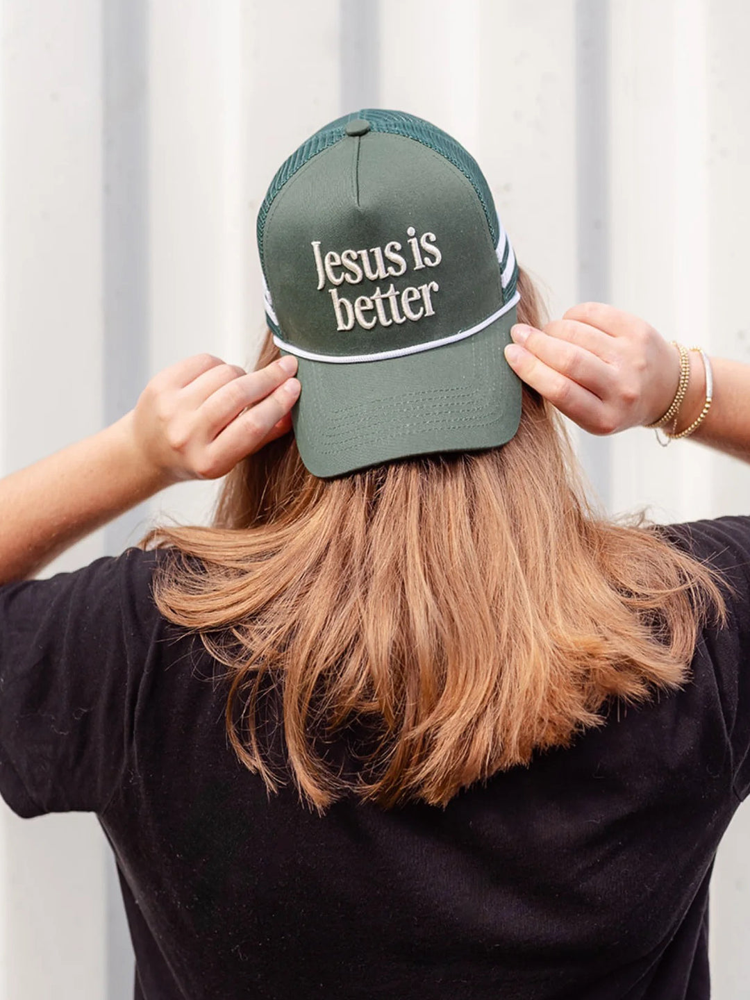 Jenessa Wait "Jesus is Better" Hat