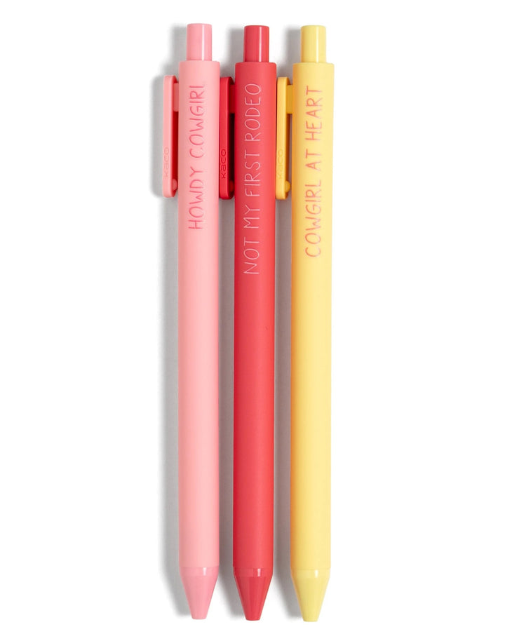 Howdy Cowgirl Pen Set