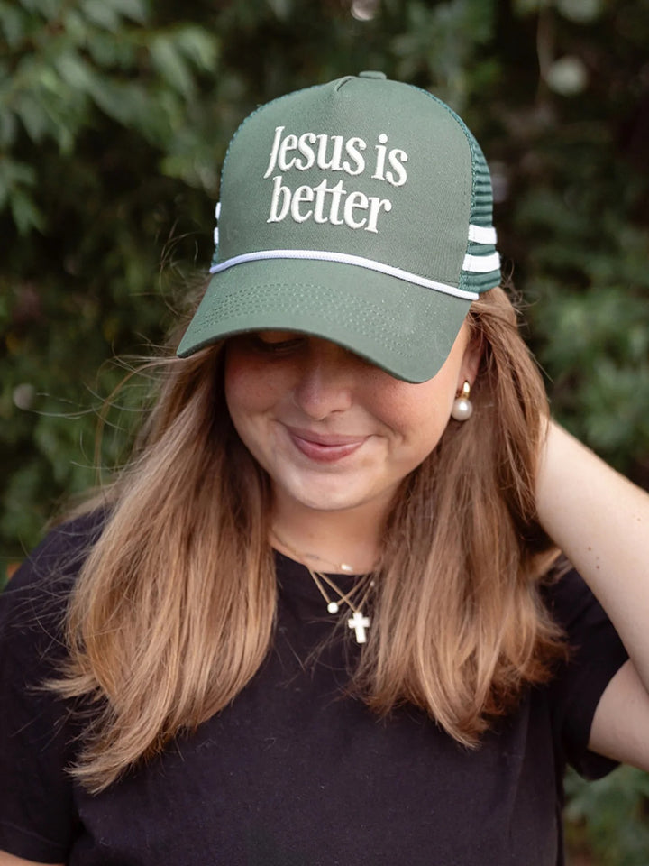 Jenessa Wait "Jesus is Better" Hat