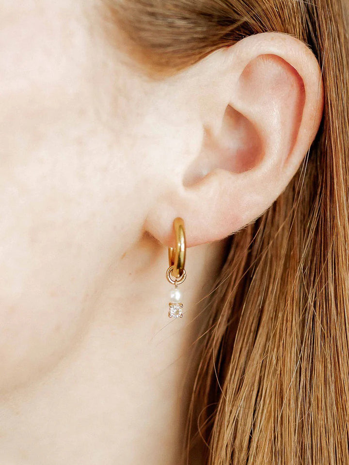 Jo Huggie Charm Earring