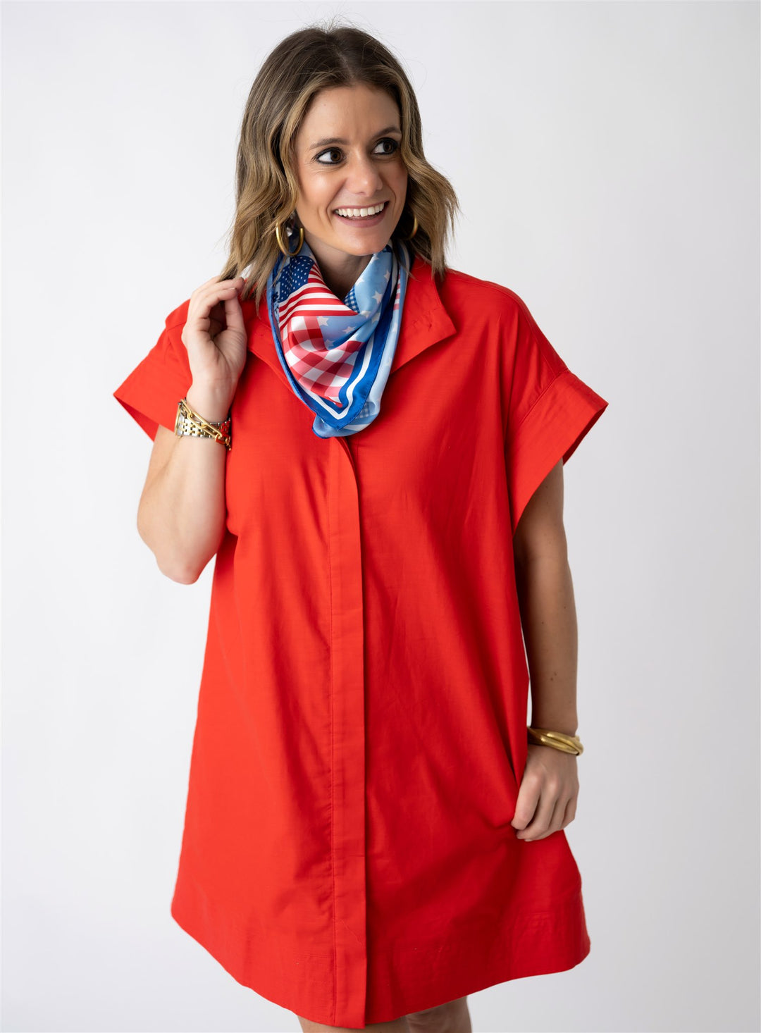 Flag Patchwork Scarf