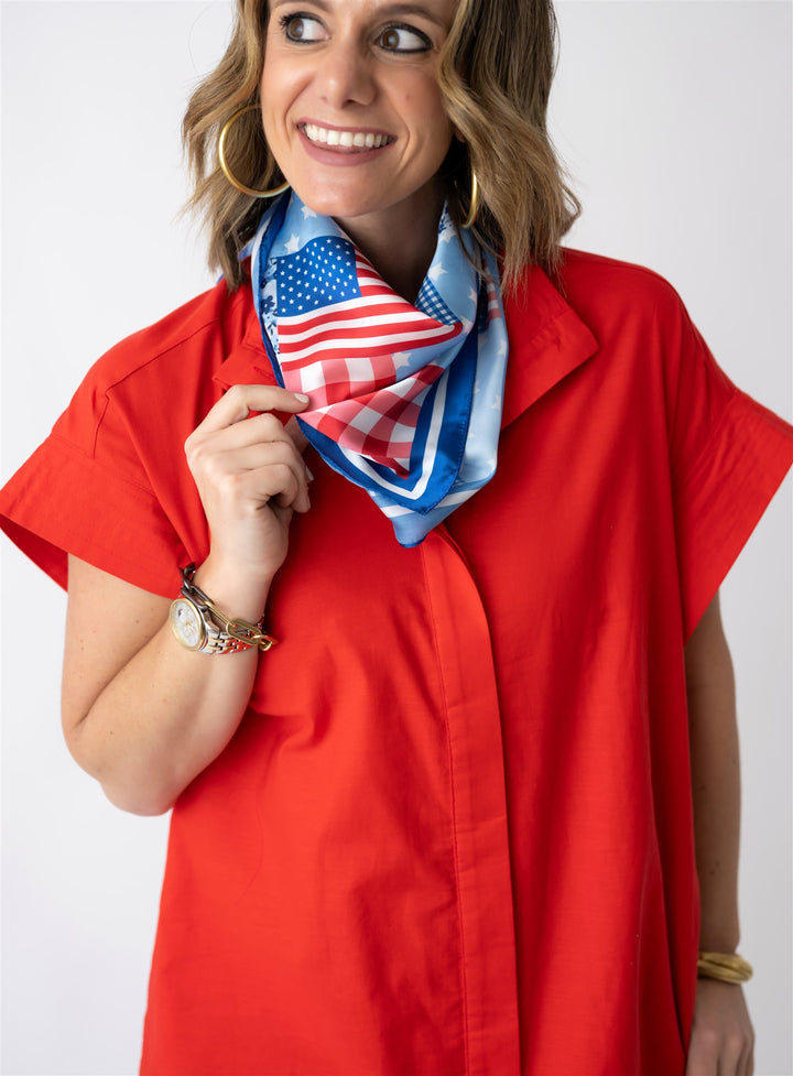 Flag Patchwork Scarf